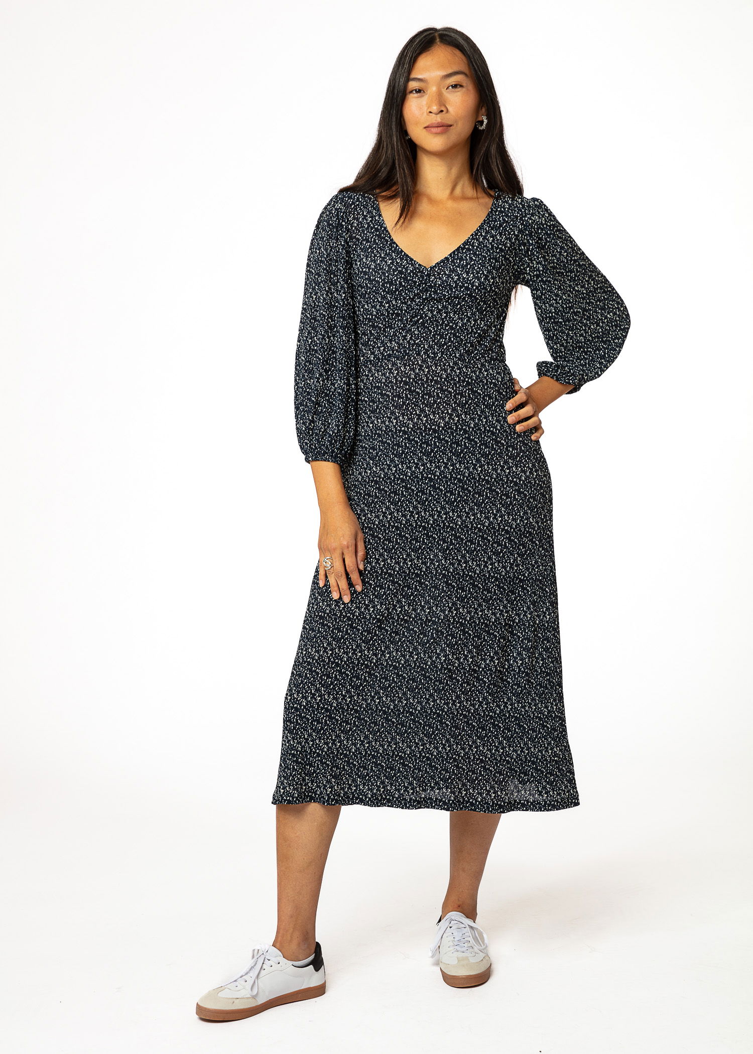 IKA DRESS - NAVY