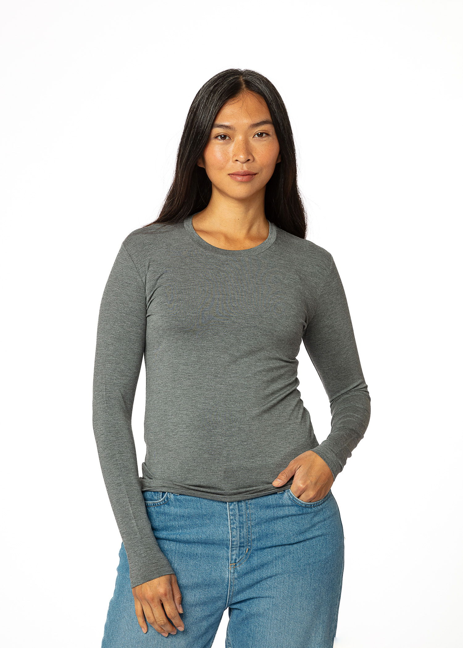 ELIN TOP - GREYMELANGE