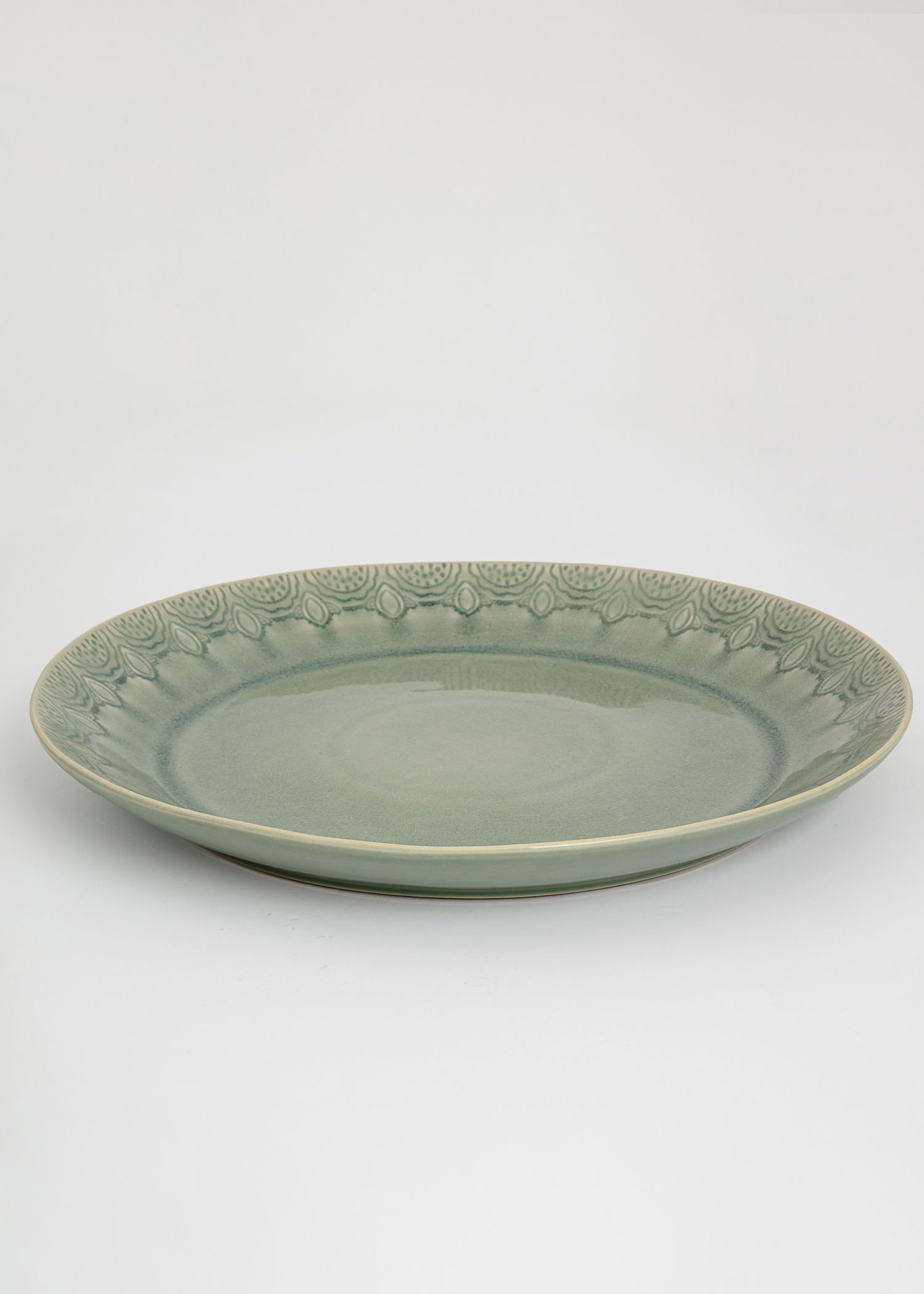 MATHILDA DECO SERVING TRAY - DustyBlue