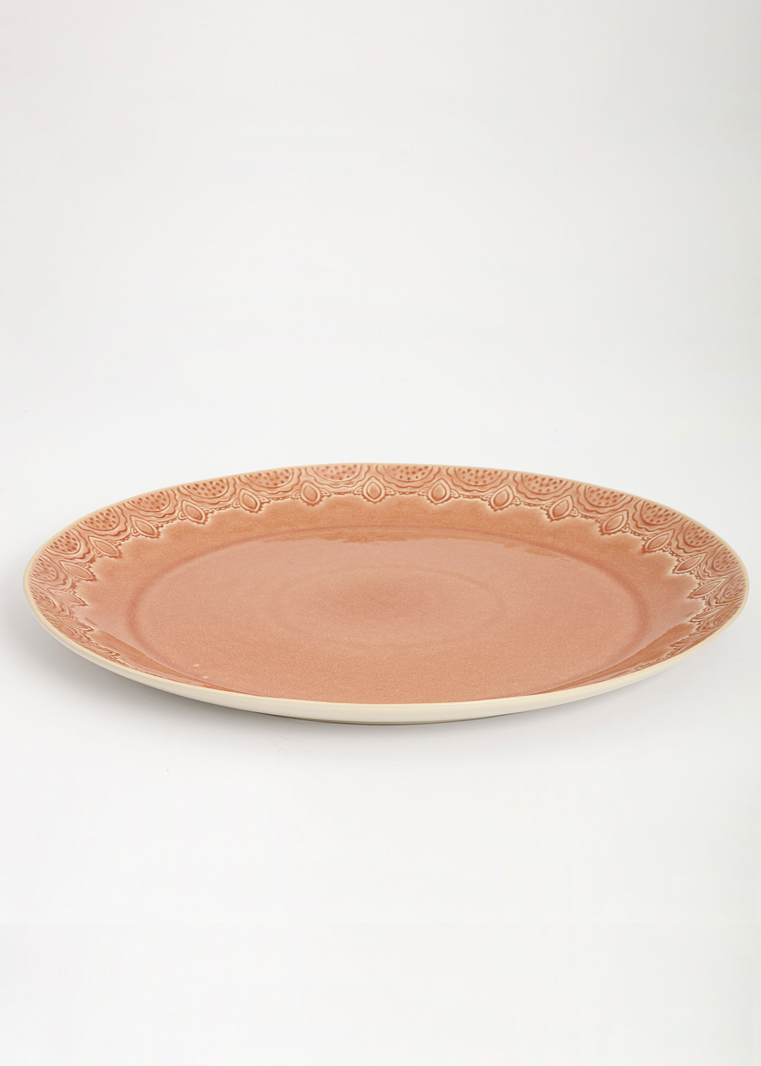 MATHILDA DECO SERVING TRAY - DUSTYPINK