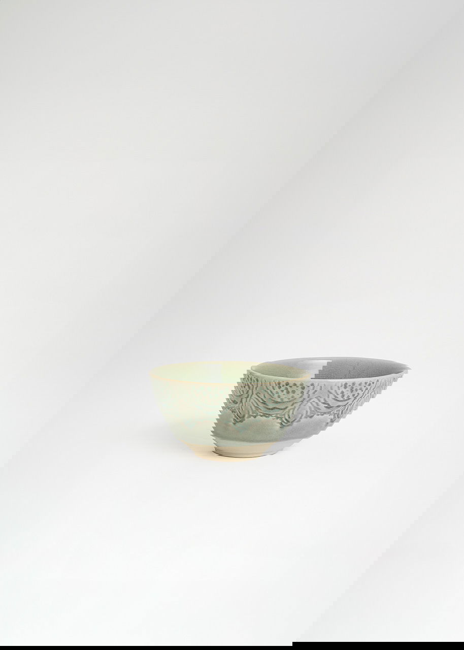 MATHILDA DECO SMALL BOWL - DustyBlue