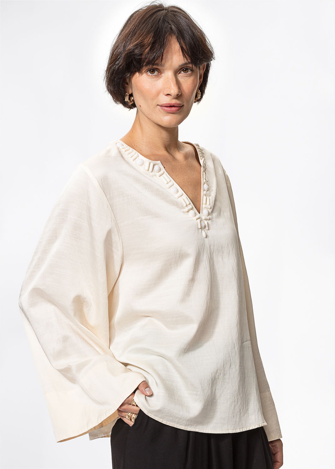 VIVI BLOUSE - WHITE