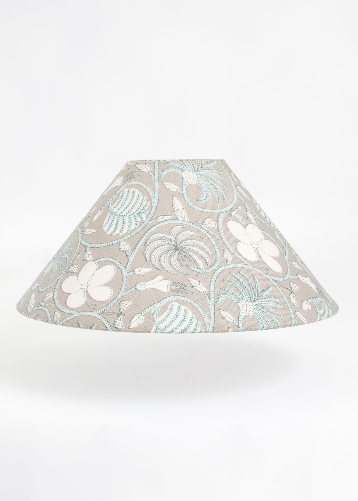 VANJA LAMPSHADE - FLORALSWIRLBLUE