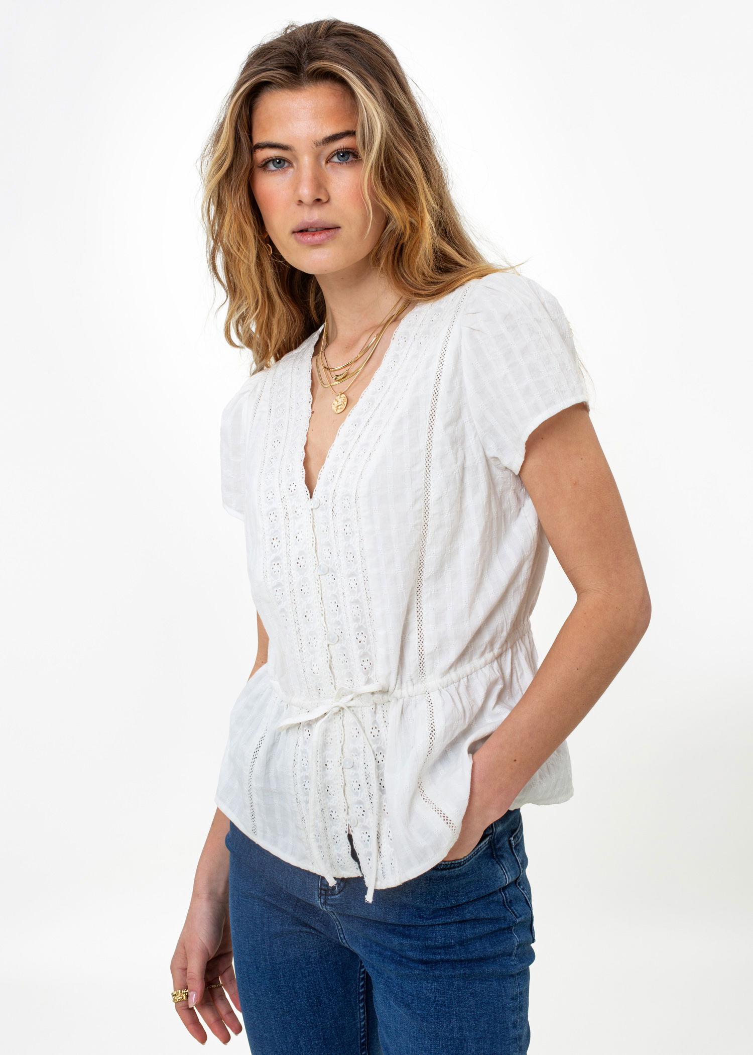 WINNIE BLOUSE 251 - WHITE