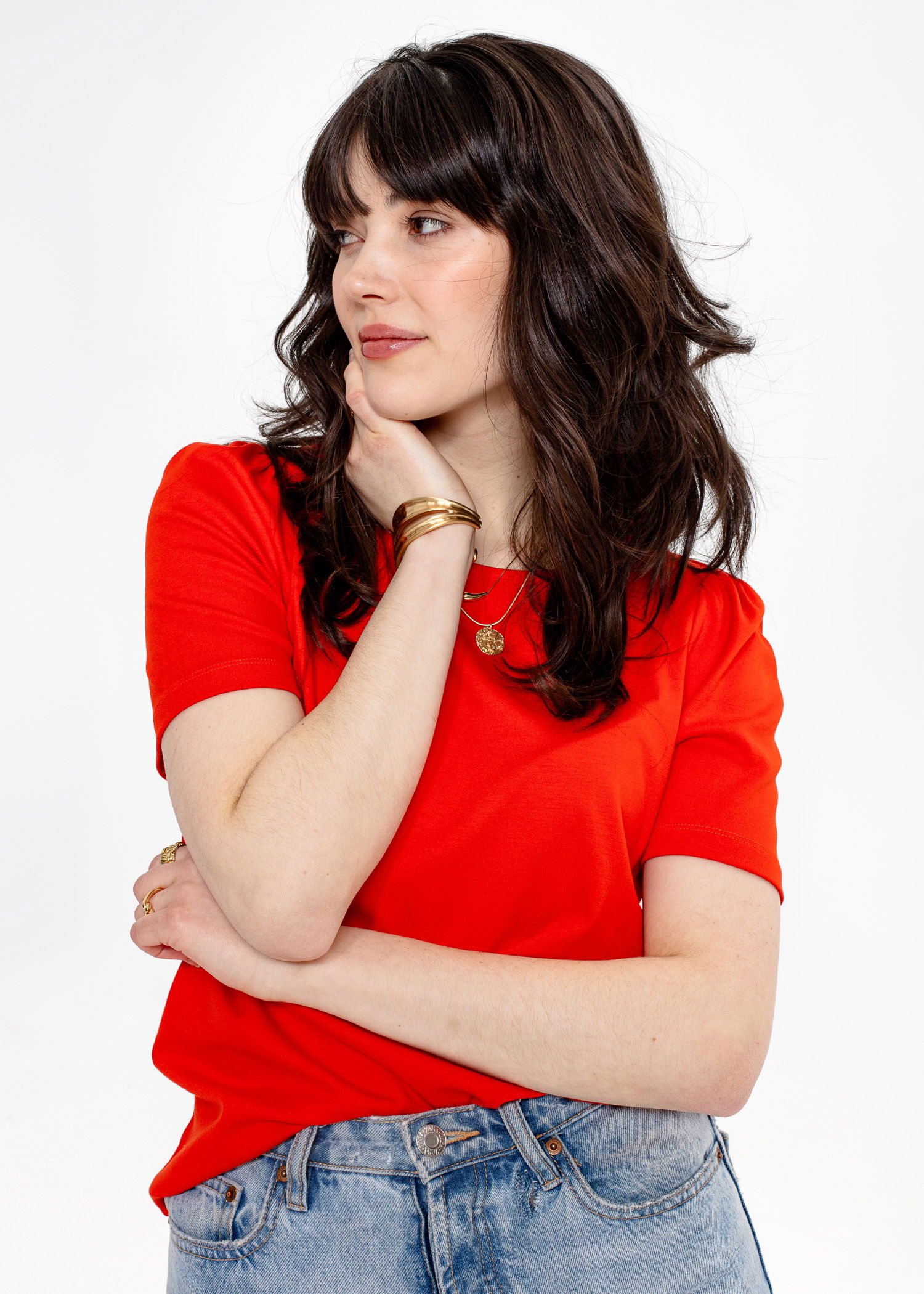 GWEN TOP - RED