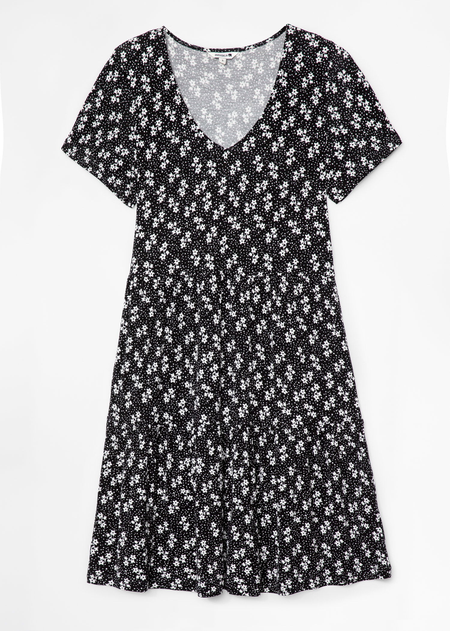 Hilma Tunic - BLACK AOP