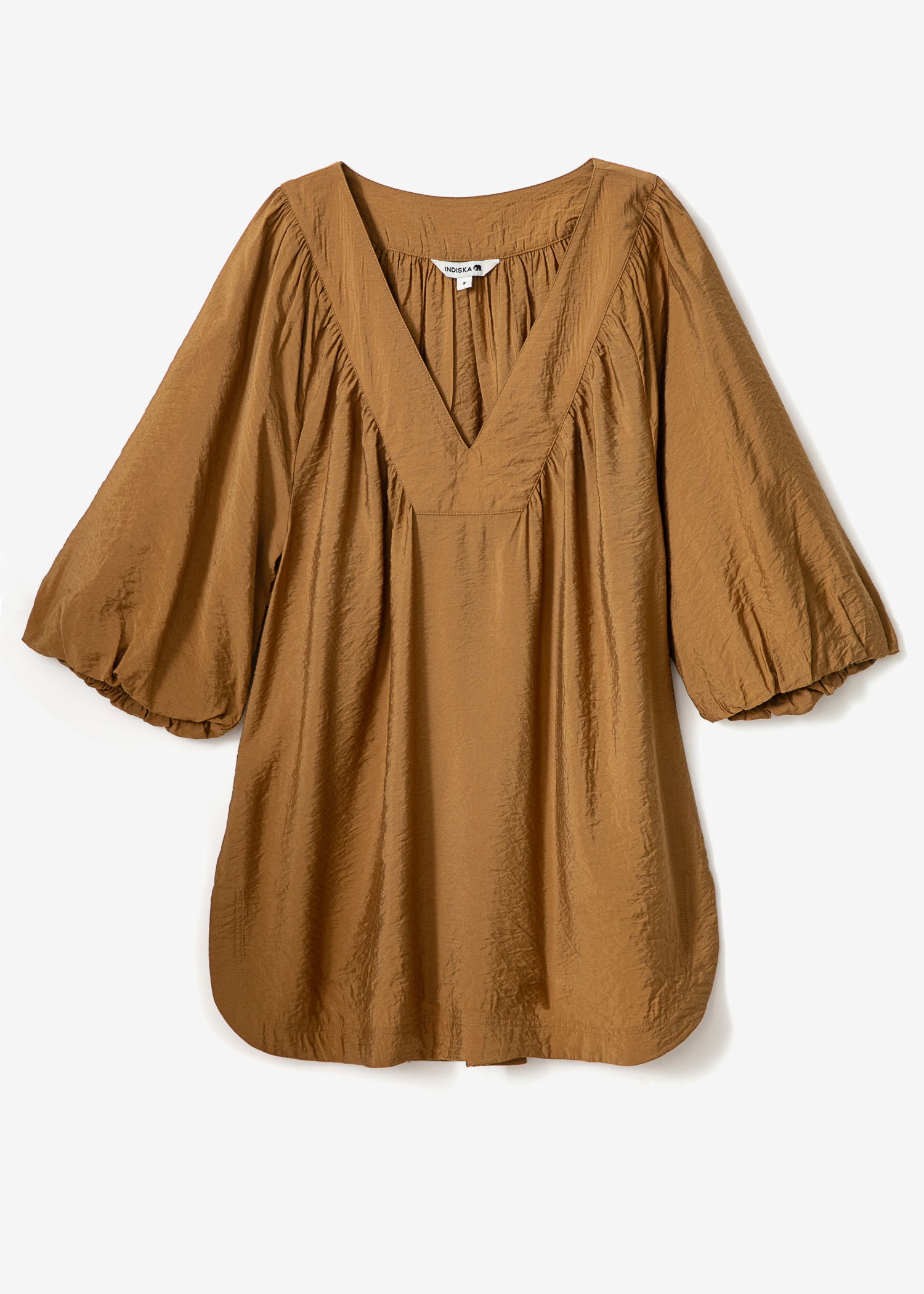 ALLEGRA BLOUSE - BROWN