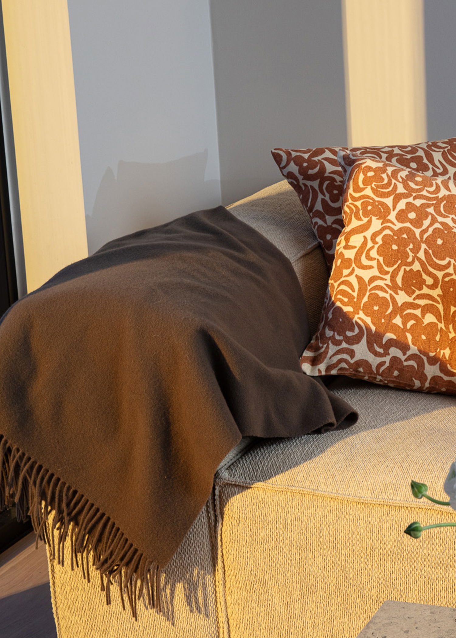 PENNY BLANKET - BROWN