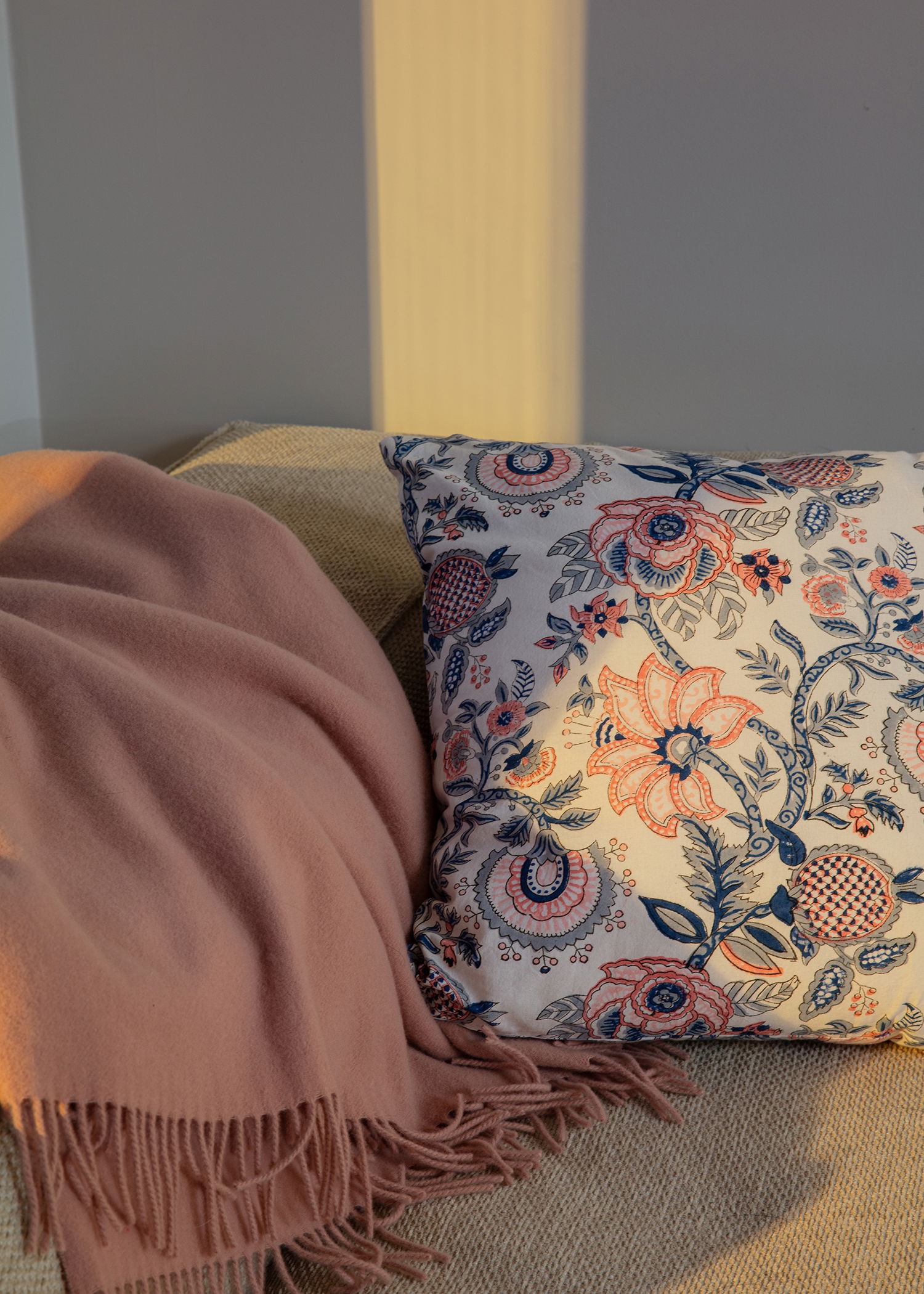 PENNY BLANKET - DUSTYPINK