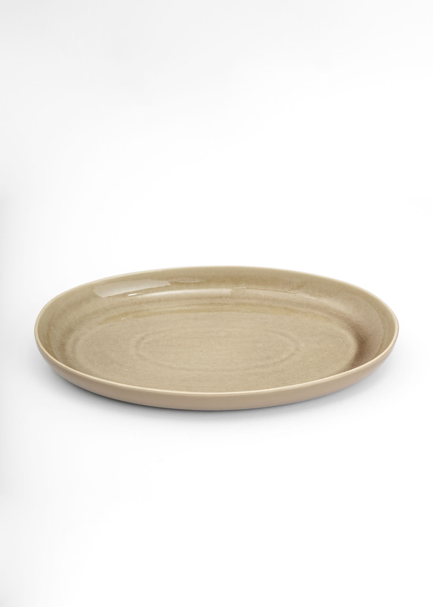 MATHILDA SERVING TRAY - BEIGE