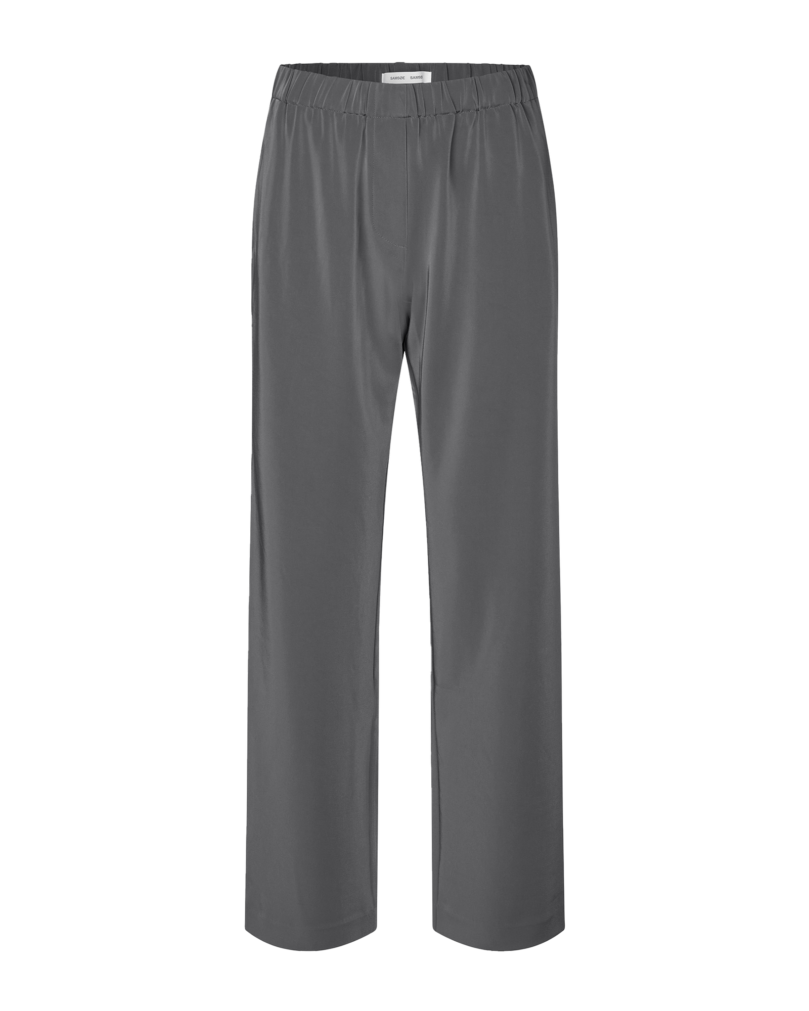 Produktfoto för Samsøe & Samsøe - Hoys Straight Pants - Byxor - Black Oyster - M